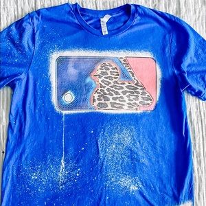 Baseball Mom Bleached Shirt